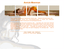 Tablet Screenshot of annick-moerman.com